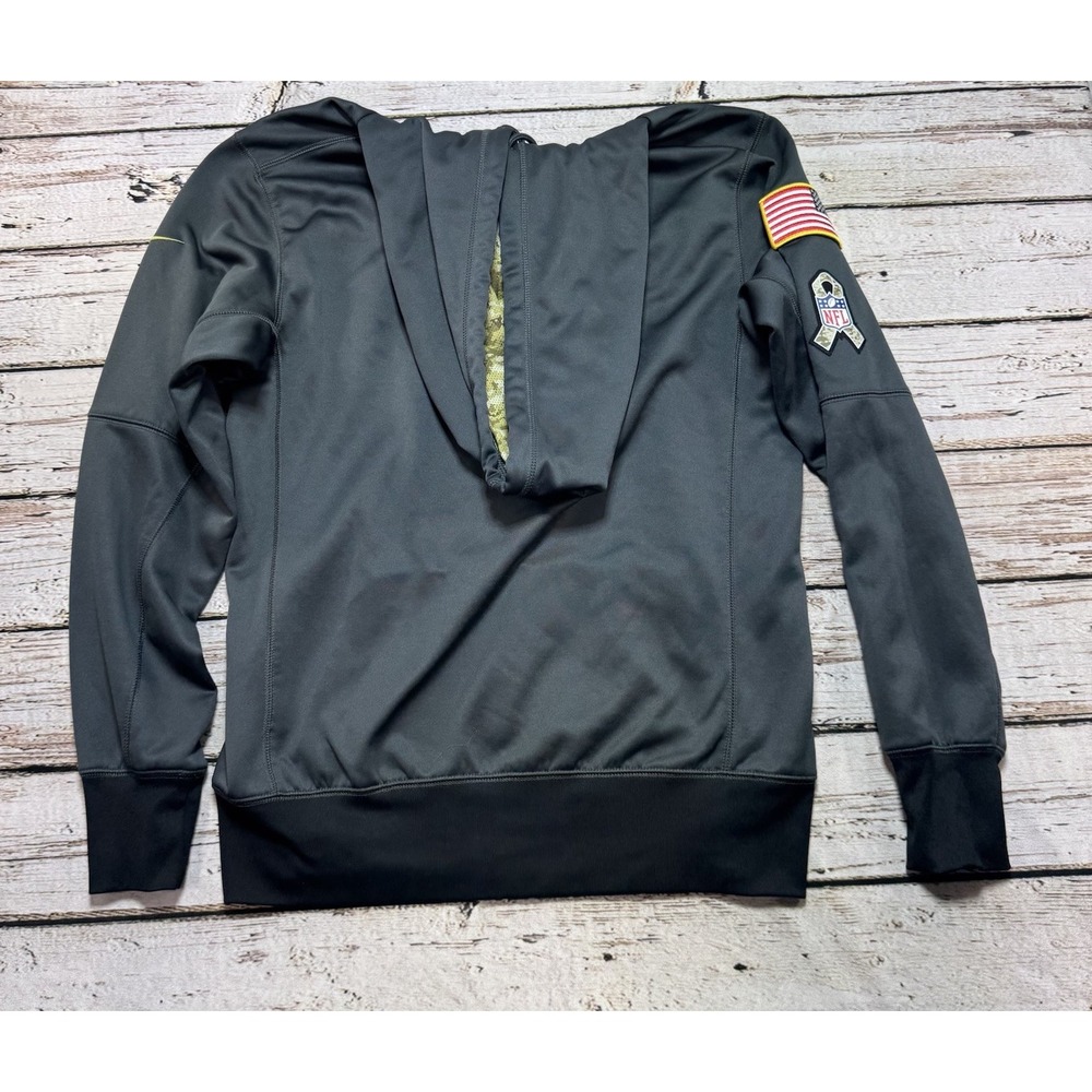 Nike Philadelphia Eagles Hoodie Mens Small Salute To Service NFL ThermaFit - Picture 7 of 7